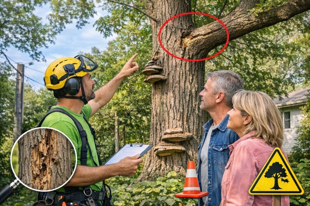 Service conseils en arboriculture en Montérégie – inspection d’un arbre dangereux